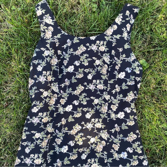 Vintage 90s Rayon Dress - Picture 7 of 8